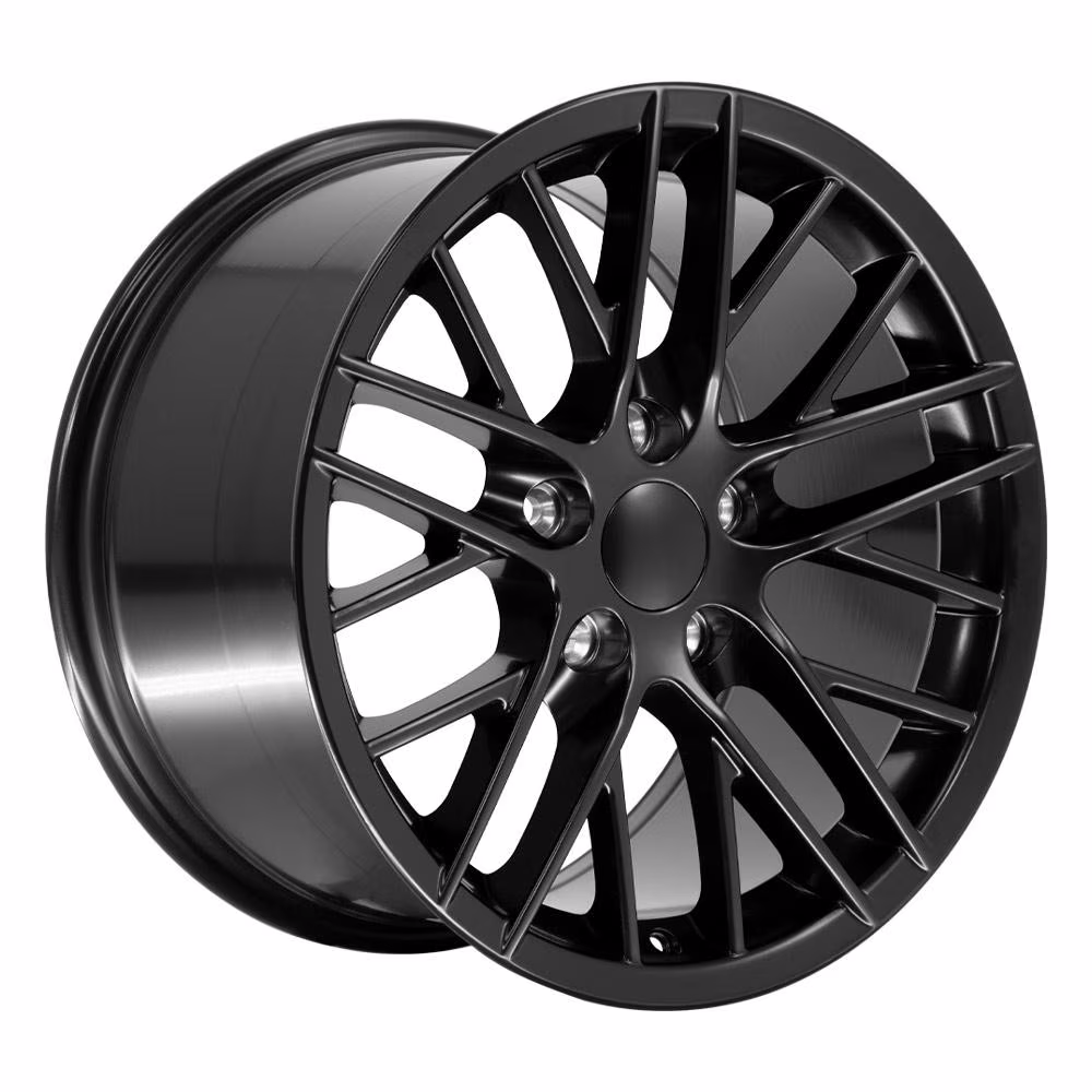 C6 Corvette ZR1 Style Reproduction Wheels : Satin Black