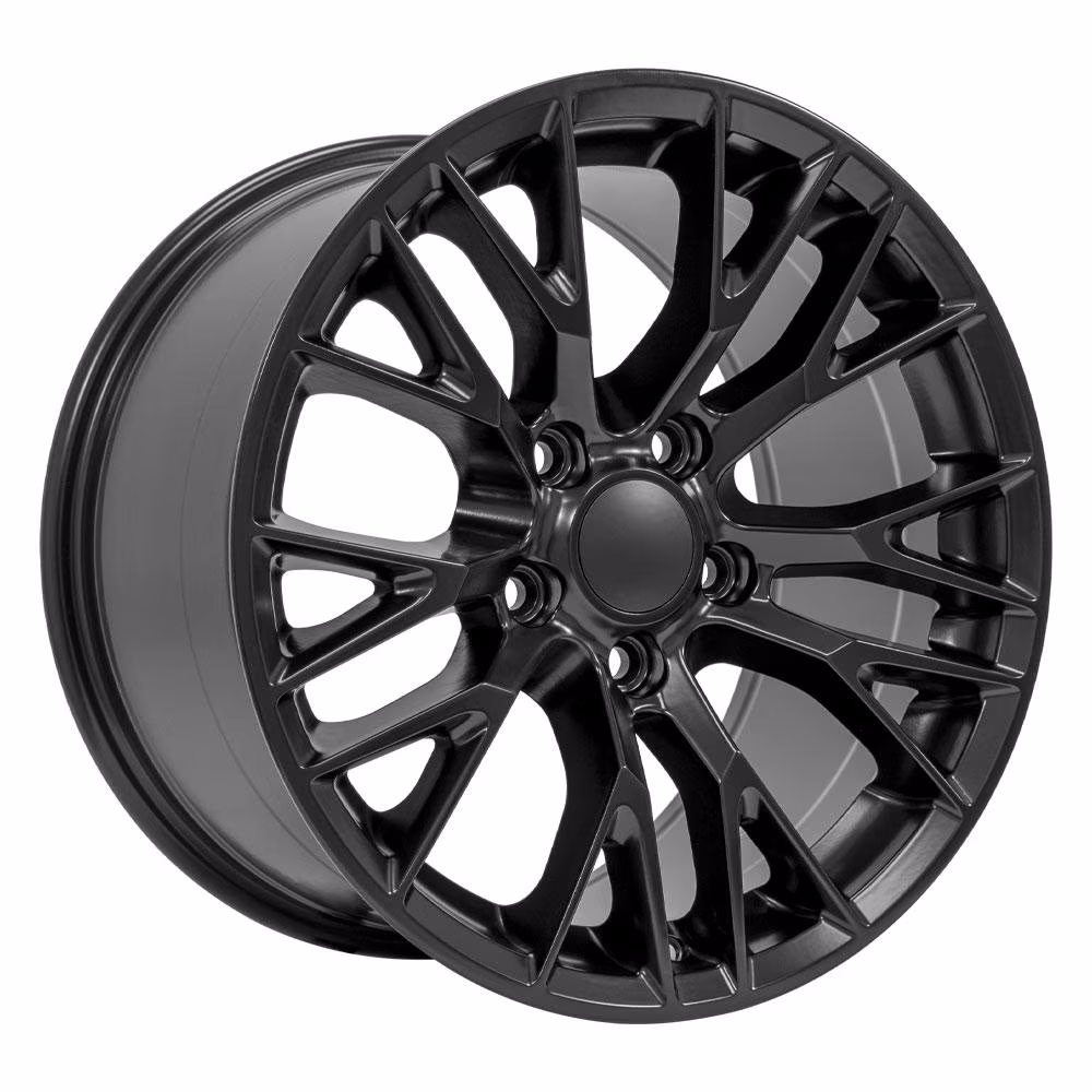 C7 Corvette Z06 Style Reproduction Wheels : Satin Black