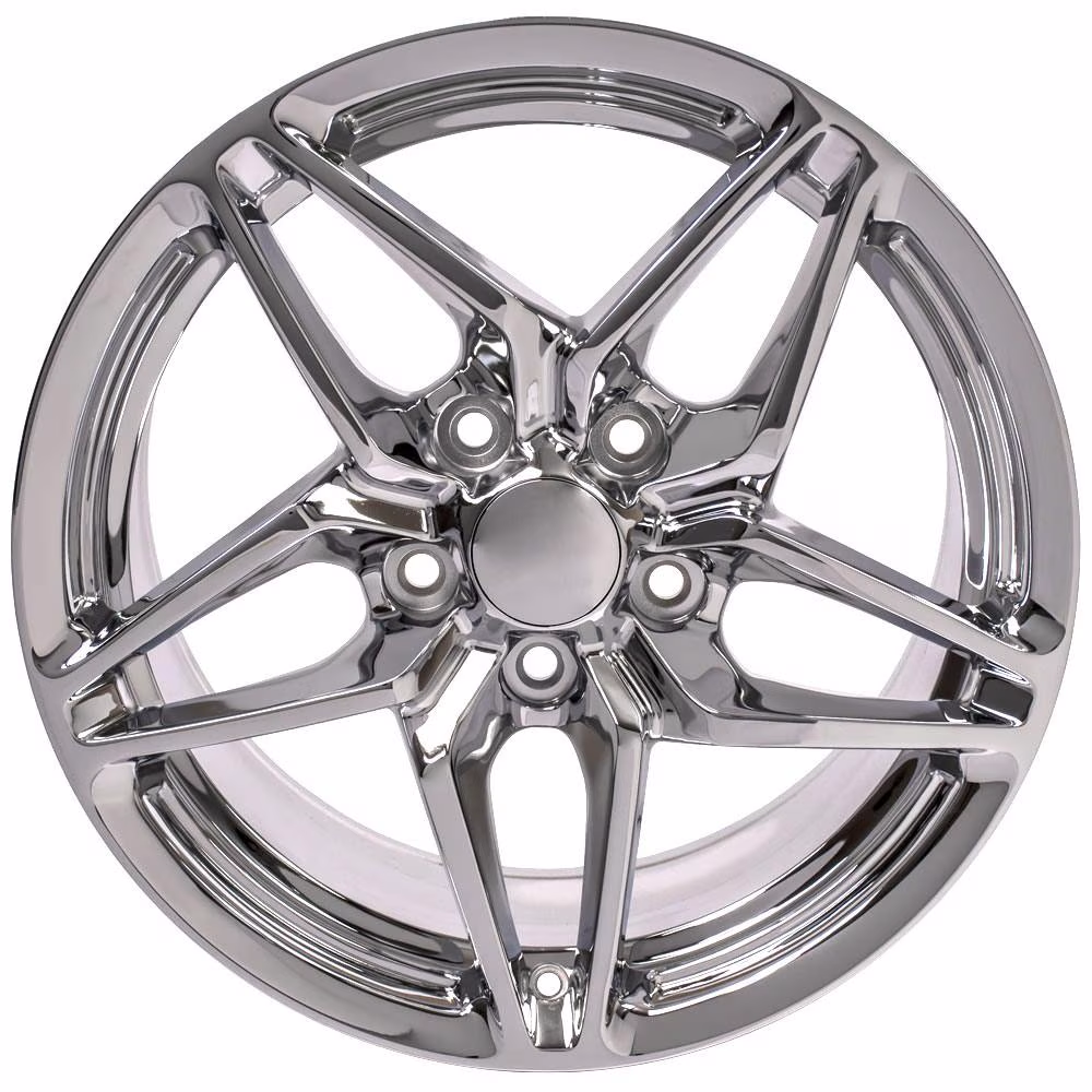 C7 Corvette ZR1 Style Reproduction Wheels : Chrome