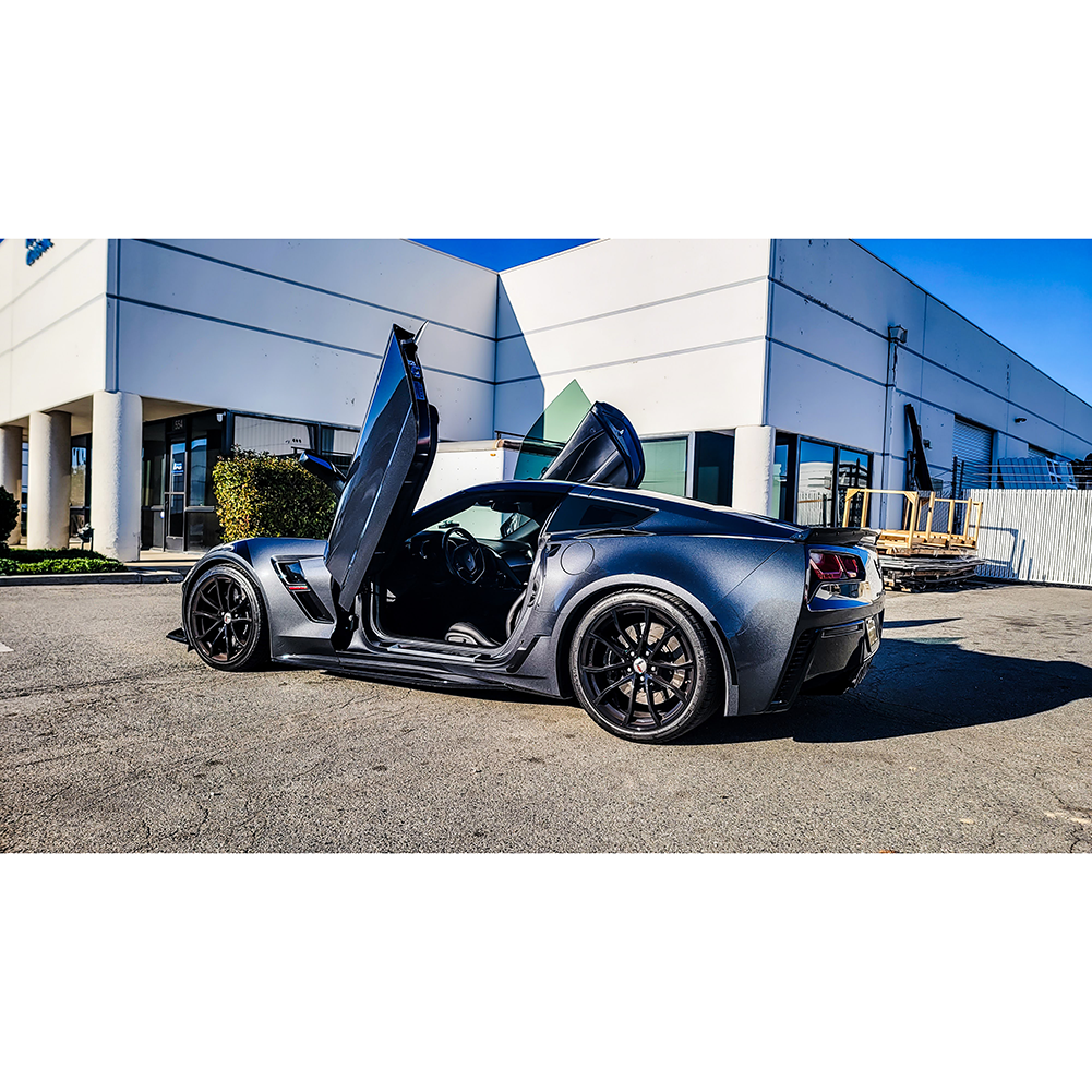 Corvette Lambo Style Vertical Doors - Hinge Conversion Kit : C7 Stingray, Z51, Z06, Grand Sport