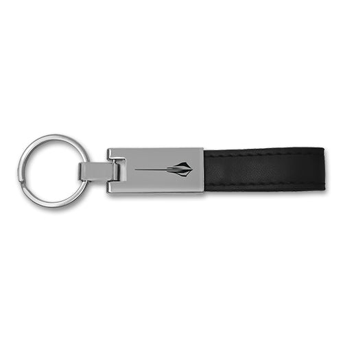 C8 Corvette Leather Loop Keychain With Stingray Logo