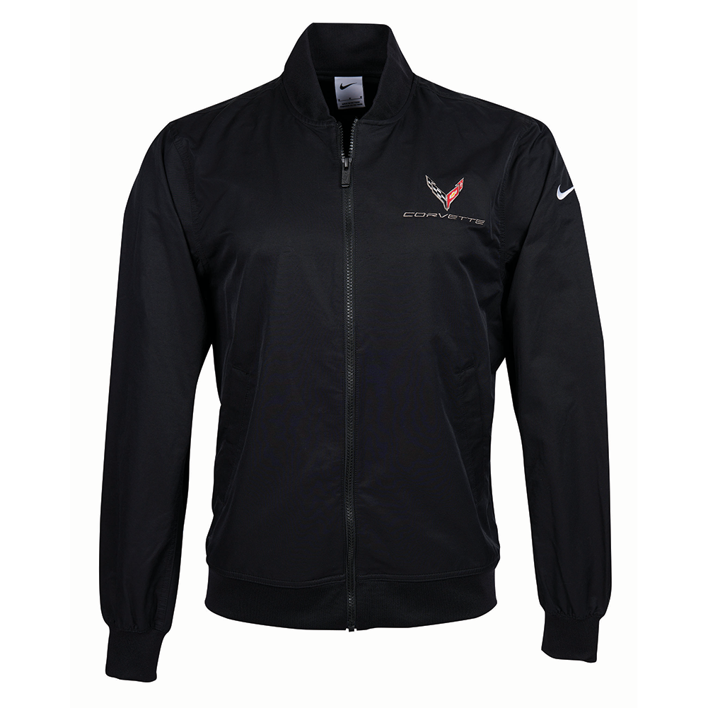 C8 Corvette Nike Bomber Jacket : Black