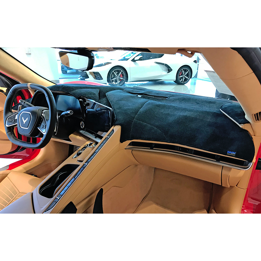 Poly Carpet Dash Mat - Custom Fit W/Heads Up : 2020-2025 C8 Stingray, Z51, Z06