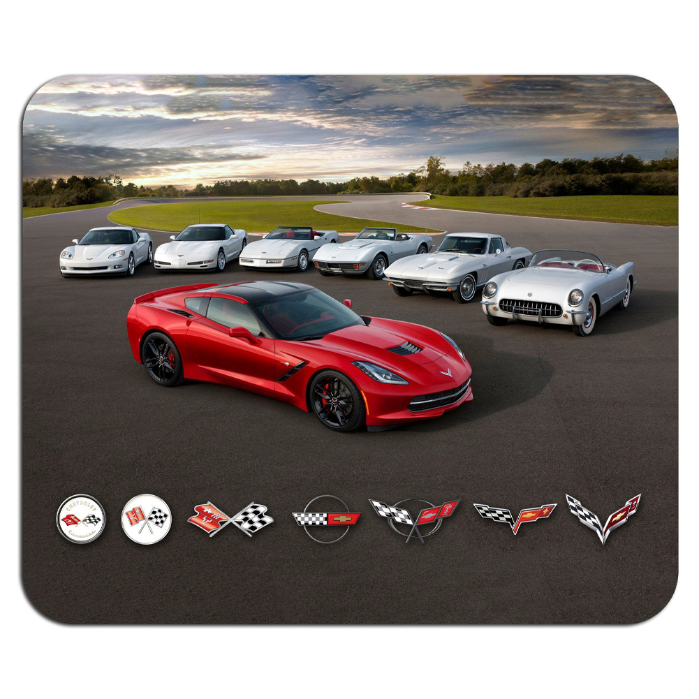 C1-C7 Corvette Generations Mouse Pad