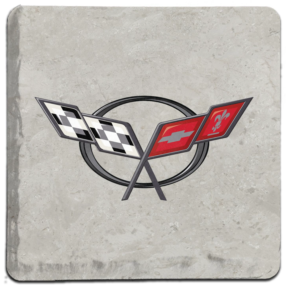 C5 Corvette 4"x4" Stone Tile Coaster : Each