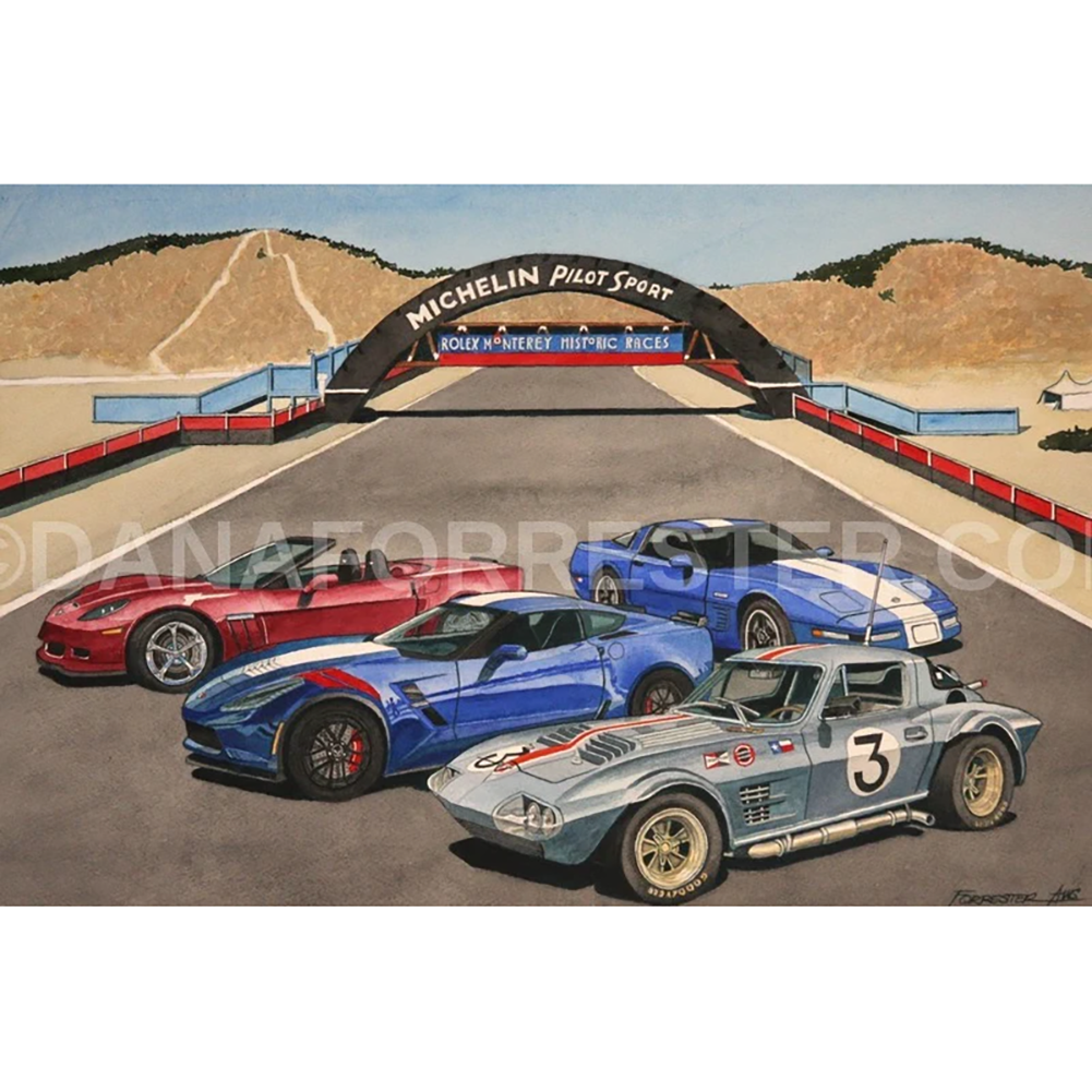 Dana Forrester Corvette Print 