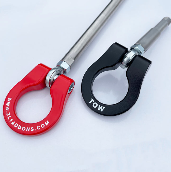 Corvette  Premium Stealth D-Ring Tow Hooks : C7 Z51, Z06, Grand Sport:C8 Stingray,E-Ray