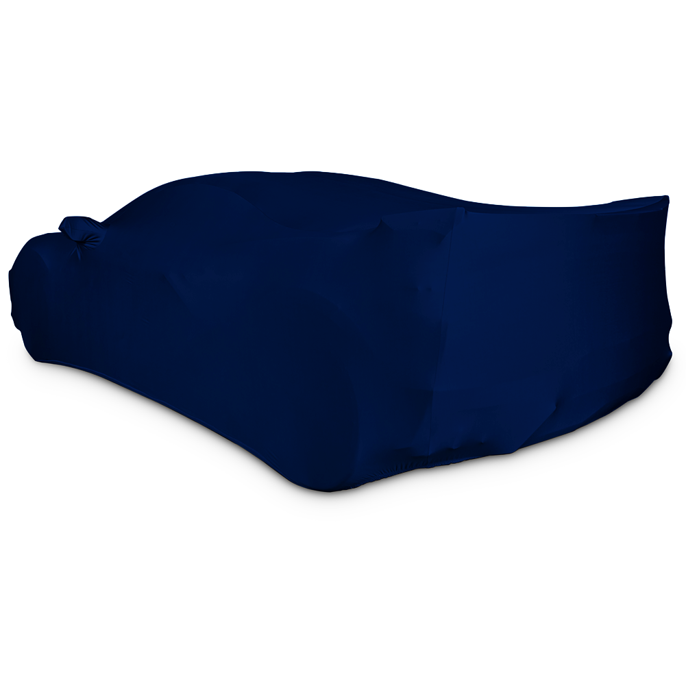 Corvette Ultraguard Stretch Satin Car Cover - Dark Blue - Indoor : C8 Stingray, Z51, Z06