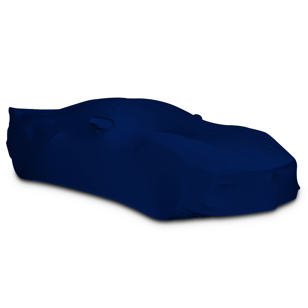 Corvette Ultraguard Stretch Satin Car Cover - Dark Blue - Indoor : C8 Stingray, Z51, Z06