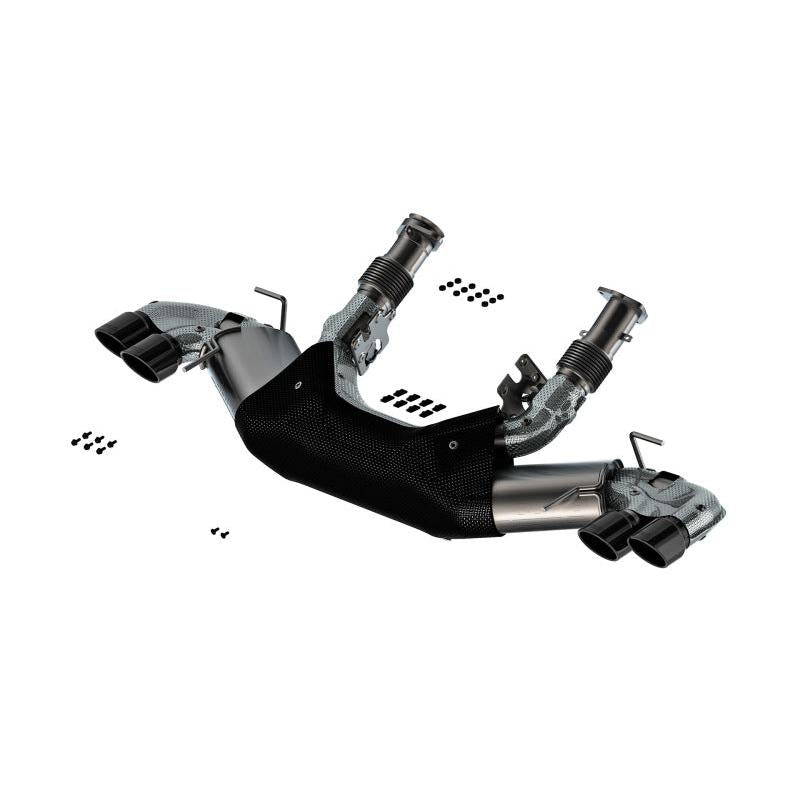 Borla 20-24 Chevy Corvette 6.2L V8 AT w/o NPP 3in S-Type Catback Exhaust - Black Chrome Tips