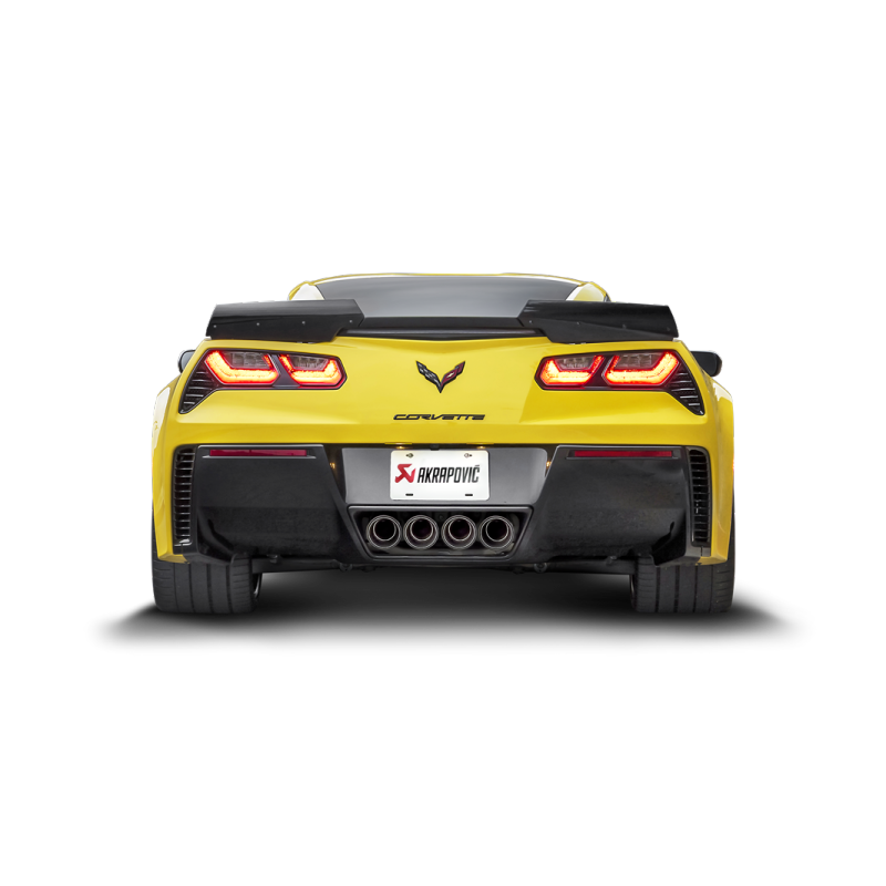 Akrapovic 14-17 Chevrolet Corvette Z06 (C7) Slip-On Line (Titanium) w/ Carbon Tips