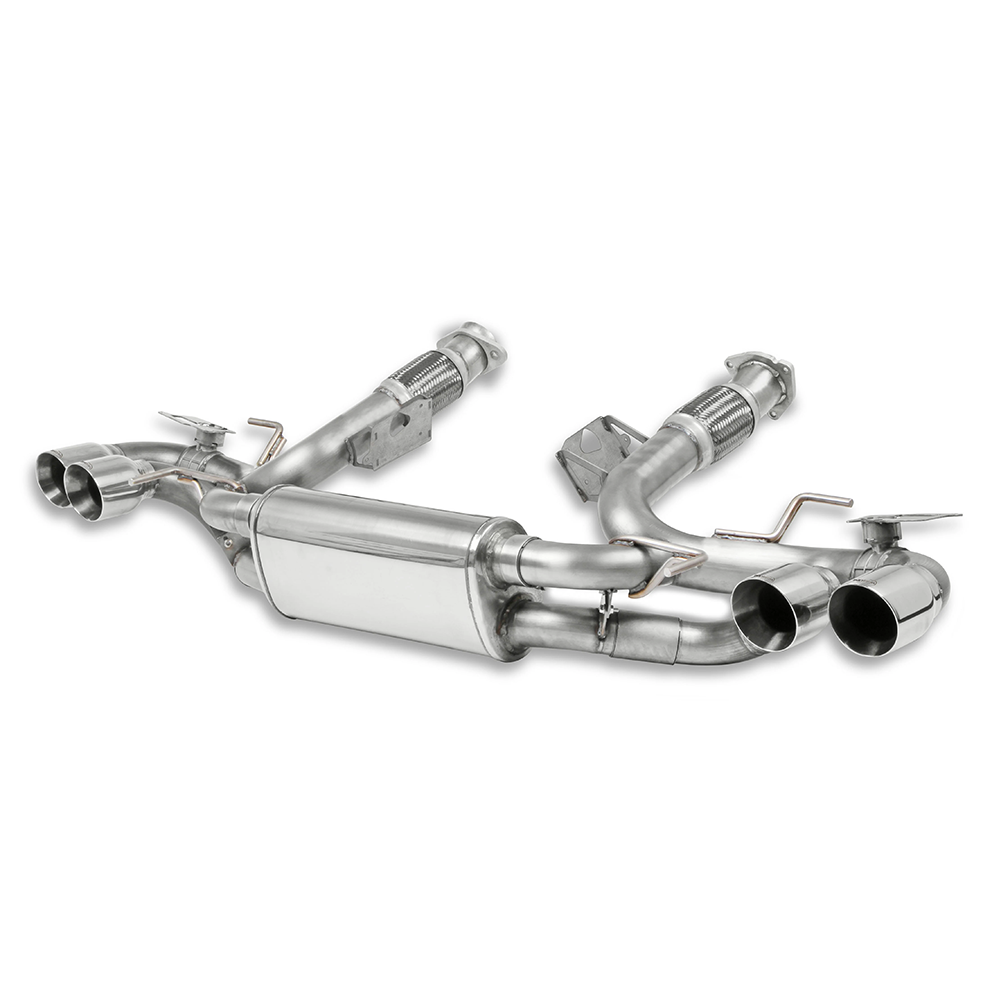 Corvette Hooker Blackheart Axle-Back Exhaust System : C8 2020-2024 Stingray, Z51 6.2L