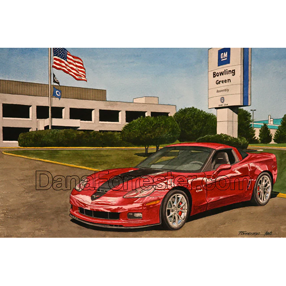 Dana Forrester Corvette Print 