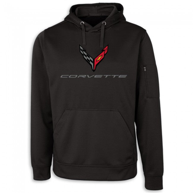 C8 Corvette Horizon Hoodie : Black