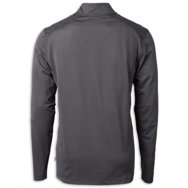 C8 Corvette Micro Stripe Quarter Zip : Gray