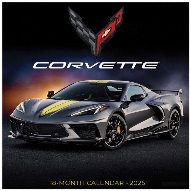 Corvette 2025 18 Month Calendar