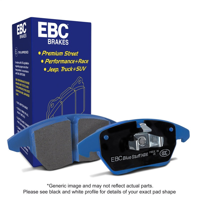 EBC 2020+ Chevrolet Corvette (C8) Stingray 6.2L Bluestuff Front Brake Pads