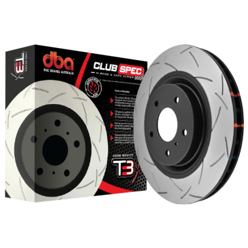 DBA 2020+ Chevrolet Corvette C8 J55 Z51 Front Slotted 4000 Series Rotor