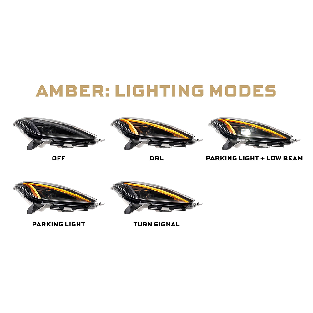 Corvette Headlight - Morimoto C7 Xb Gen 2 Led Headlights : 2014 - 2019 C7,  Z06, Grand Sport & ZR1