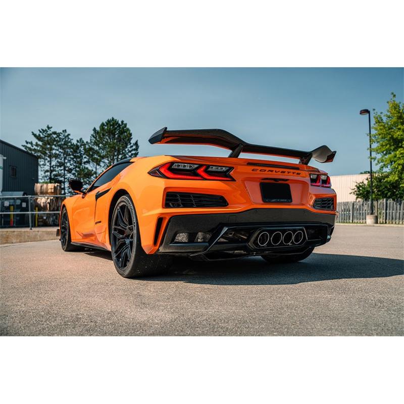 C8 Z06 Corvette - Exhaust System Corsa 3in Valved Cat-Back Muffler Delete Track System w/o Tip : 2023-2024 Z06