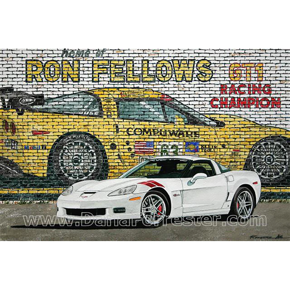 Dana Forrester Corvette Print 