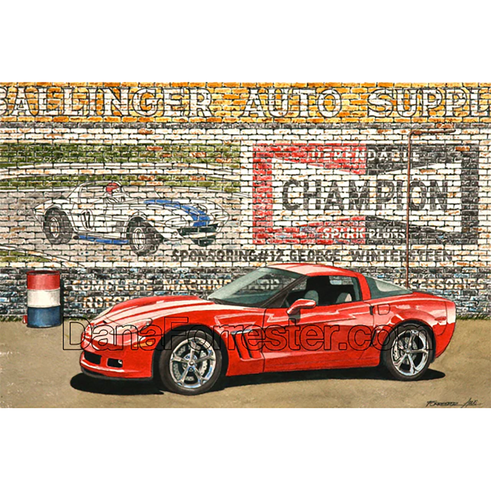 Dana Forrester Corvette Print 