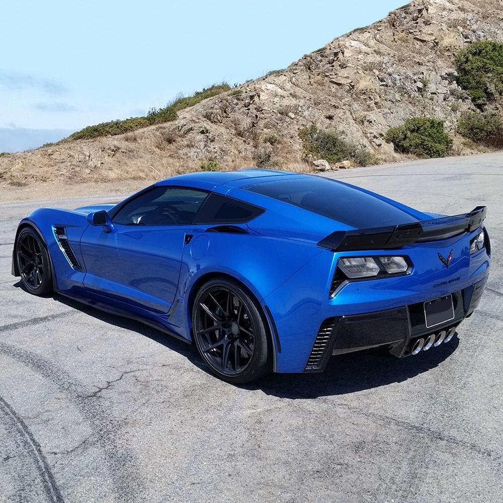 Corvette ACE Flow Form AFF02 Wheels - Matte Black : C7 Z06, Grand Sport, ZR1