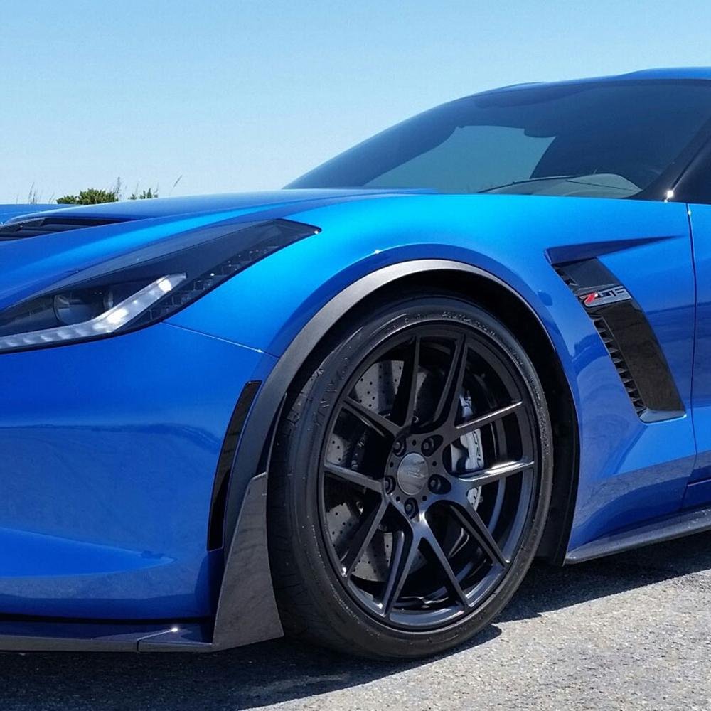 Corvette ACE Flow Form AFF02 Wheels - Matte Black : C7 Z06, Grand Sport, ZR1