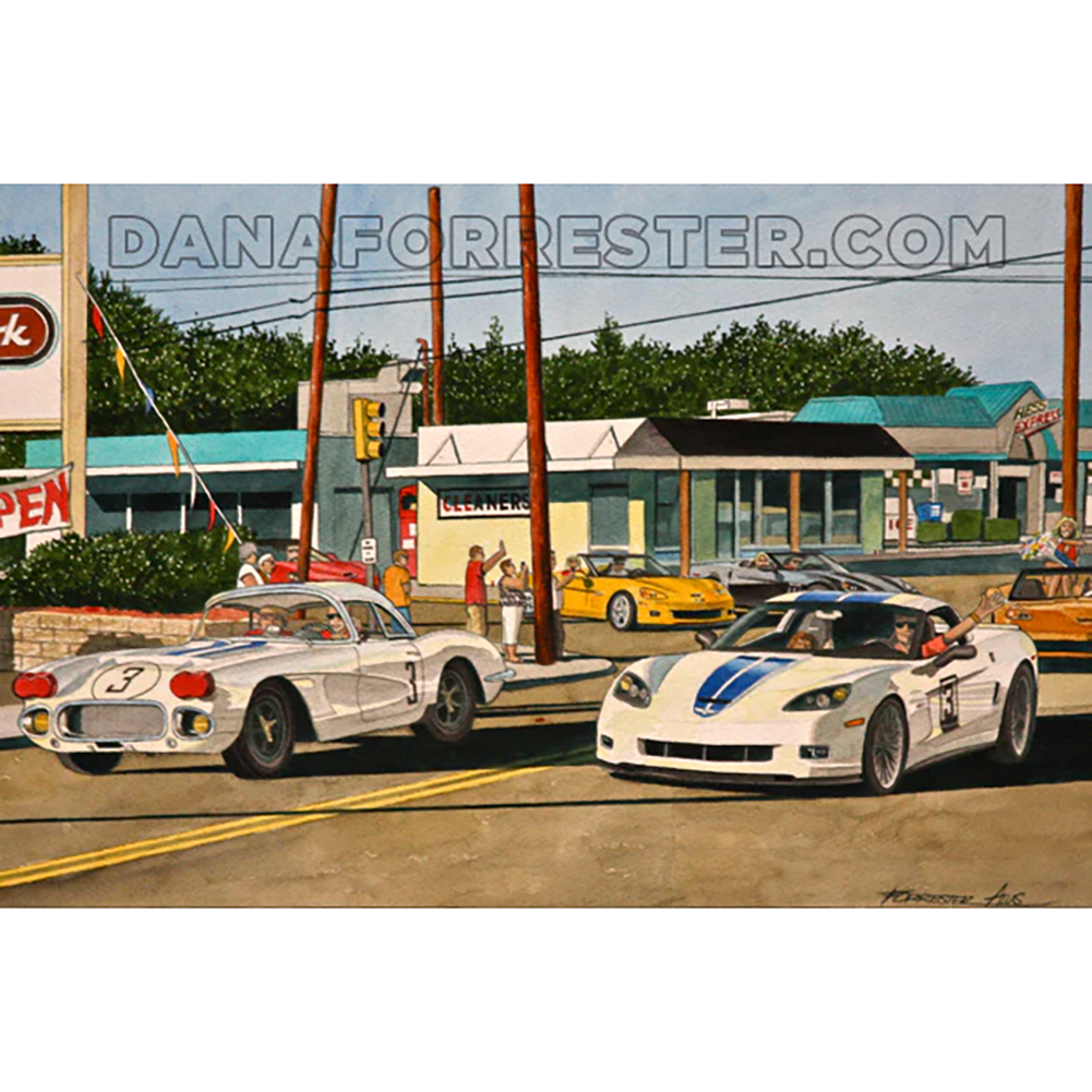 Dana Forrester Corvette Print 