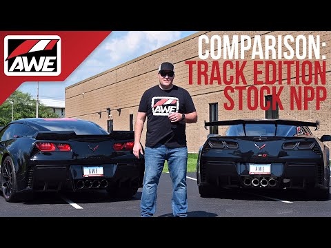 Corvette AWE Track Edition Axle Back Exhaust System : C7 Stingray, Z06, Grandsport, ZR1