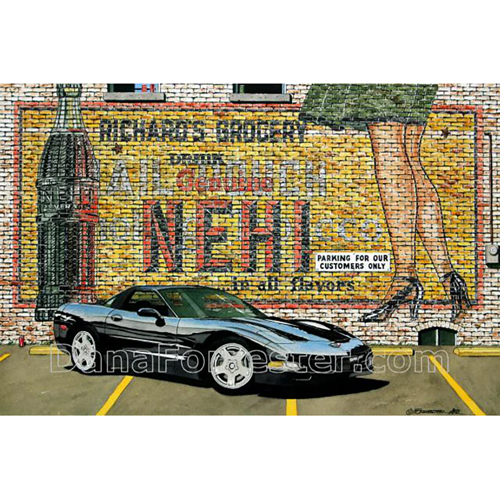 Dana Forrester Corvette Print 