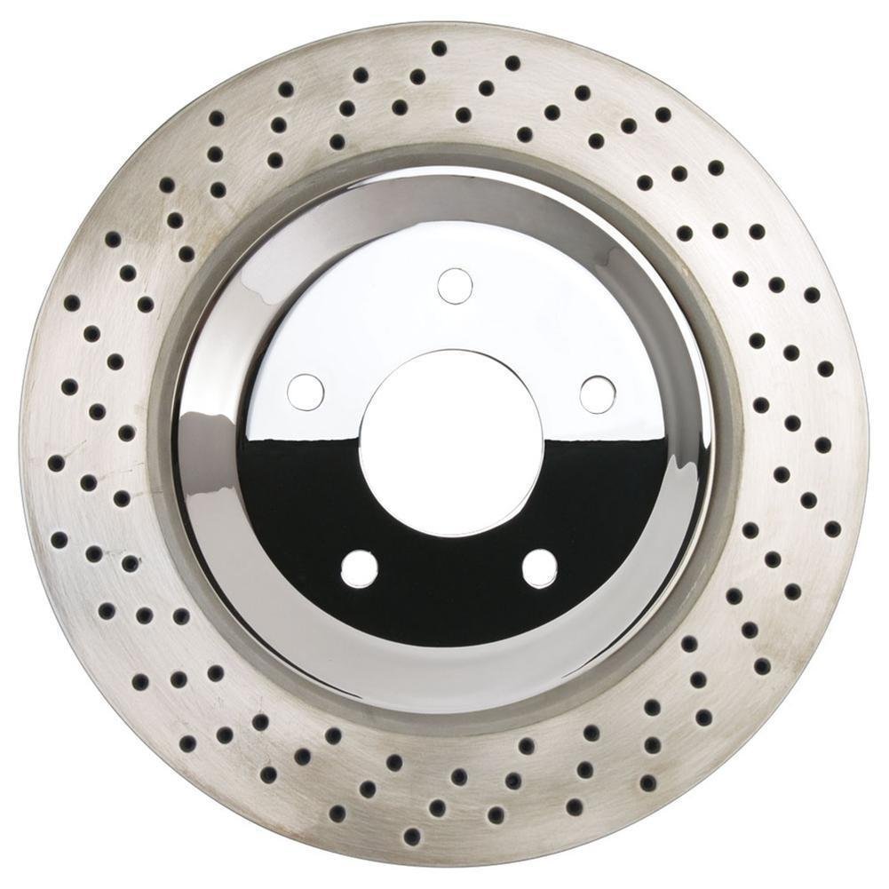 Corvette Brake Rotor Hub Covers - Chrome (Set) : 2005-2013 C6 Z51