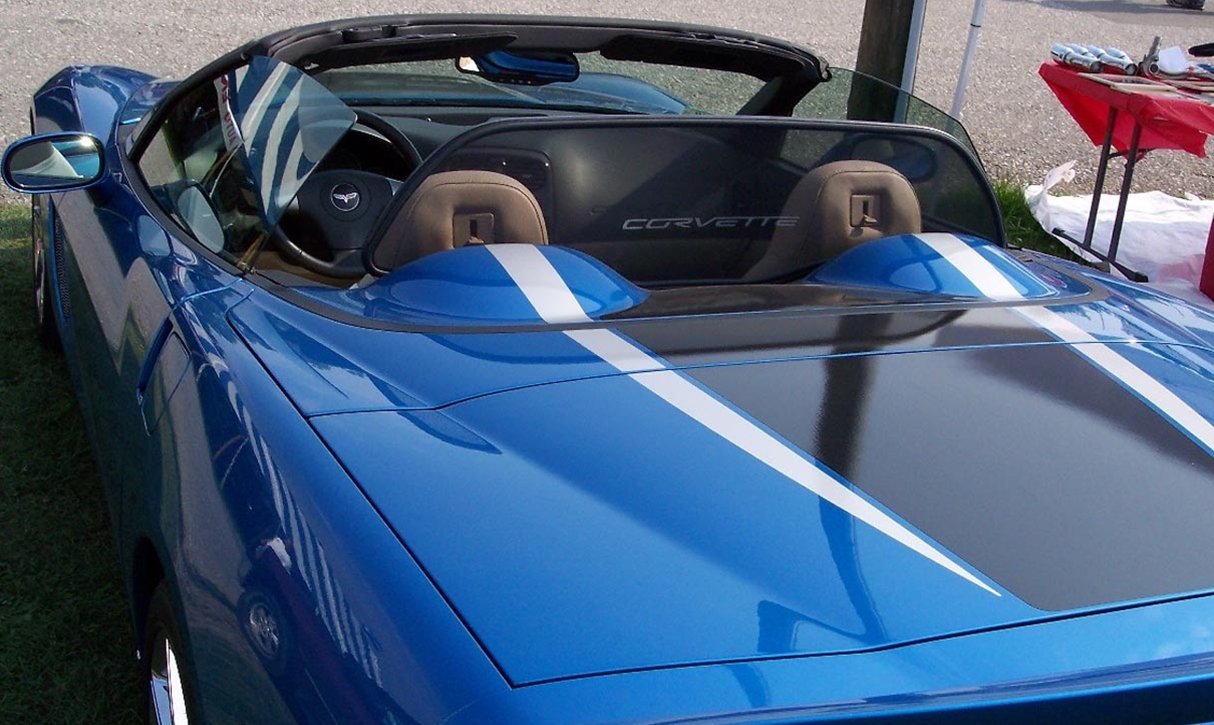 Corvette Convertible Wind Break : 2005-2013 C6