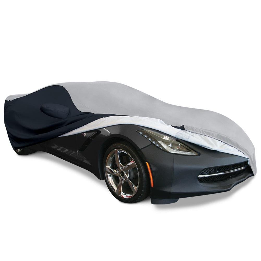 Corvette Ultraguard Plus Car Cover - Indoor/Outdoor Protection - Gray/Black : C7 Stingray, Z51, Z06, Grand Sport